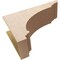 Ekena Millwork 12"W x 36"D x 24"H Classic Hughes Rough Cedar Woodgrain TimberThane Corbel, Primed Tan CORUR12X36X24HUGRCPR - alternate 4